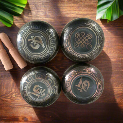  Handmade Tibetan Singing Bowls